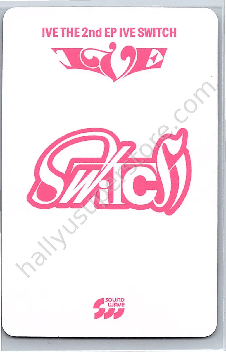 IVE - Gaeul - IVE - Gaeul - IVE SWITCH Album soundwave lucky draw round 1