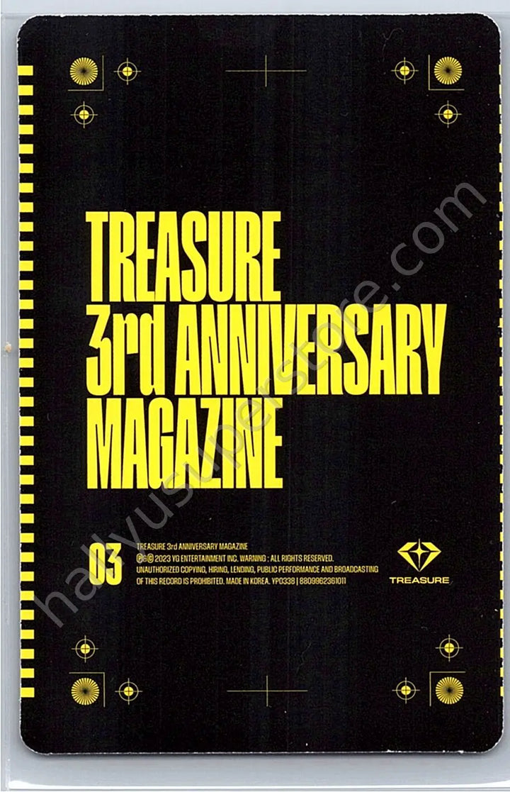 TREASURE - Junkyu - 3rd Anniversary Magazine photocard set