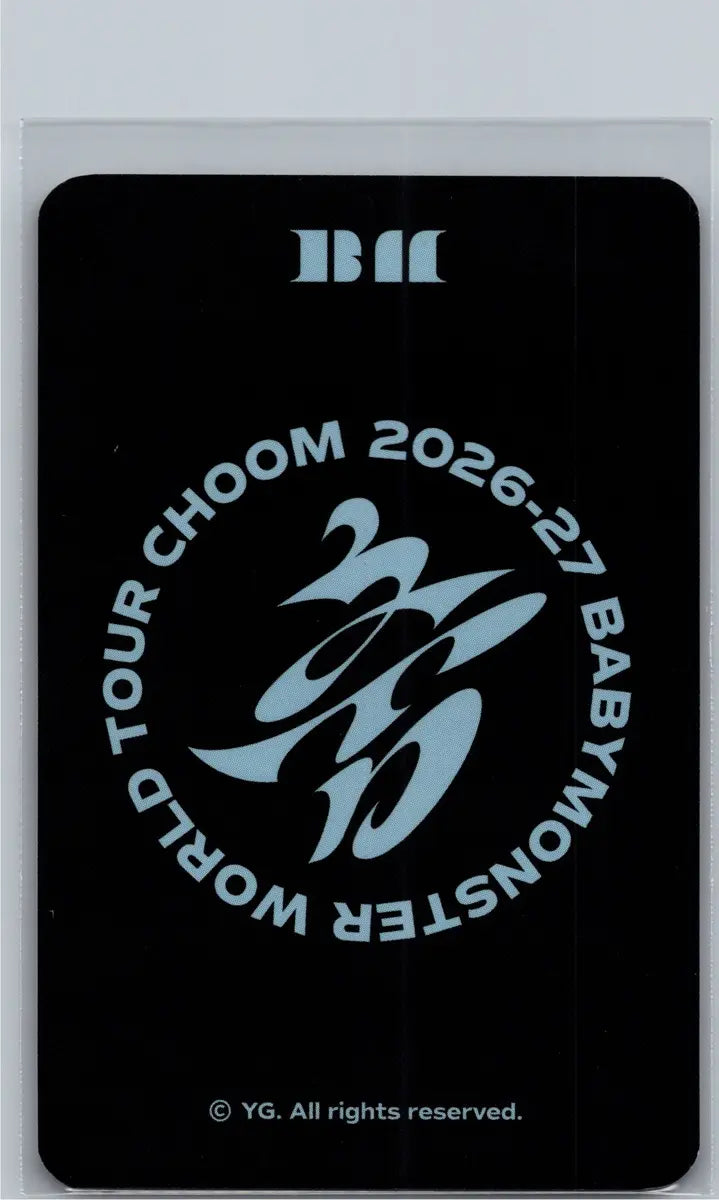 BABYMONSTER -"2026-27 BABYMONSTER WORLD TOUR" [CHOOM] Pop-Up Store Random Trading Photocard (1) [26.06.22]