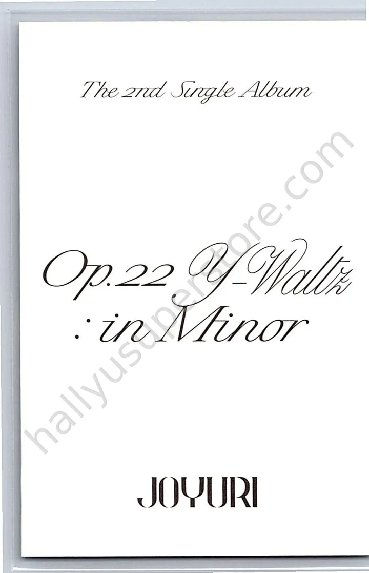 Jo Yuri - Jo Yuri - Op.22 Y-Waltz : in Minor fansign musickorea (music korea)