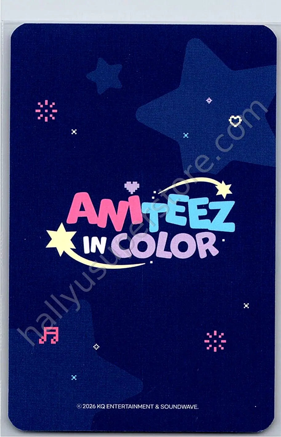 ATEEZ - Wooyoung - ANITEEZ IN COLOR trading card version 1