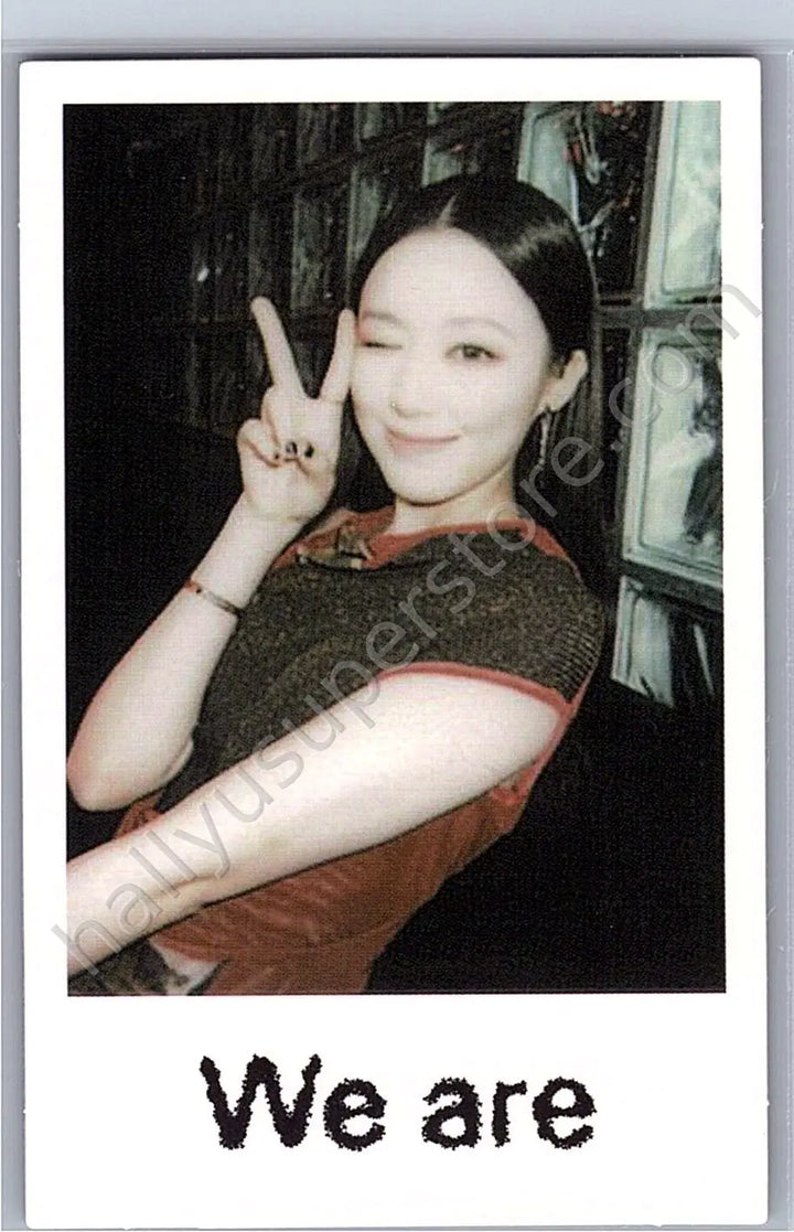 i-dle - Shuhua - We are early bird gift pob (pre-order benefit) polaroid weverse global shop (wvg)