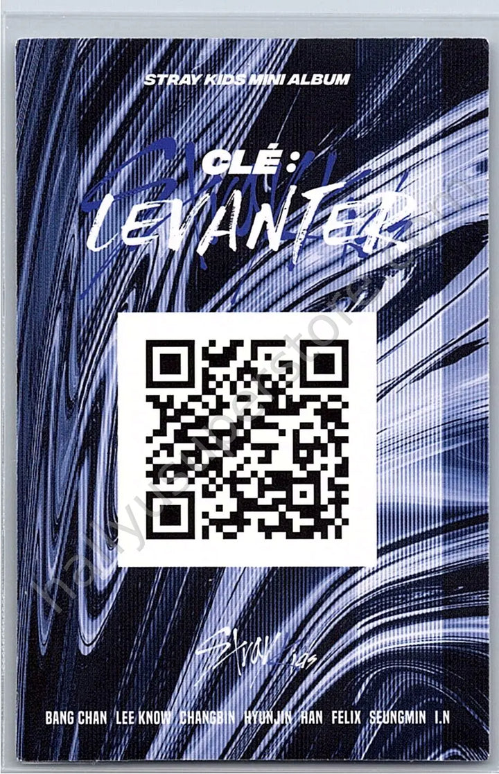Stray Kids - Bang Chan - Clé: Levanter album photocard C version