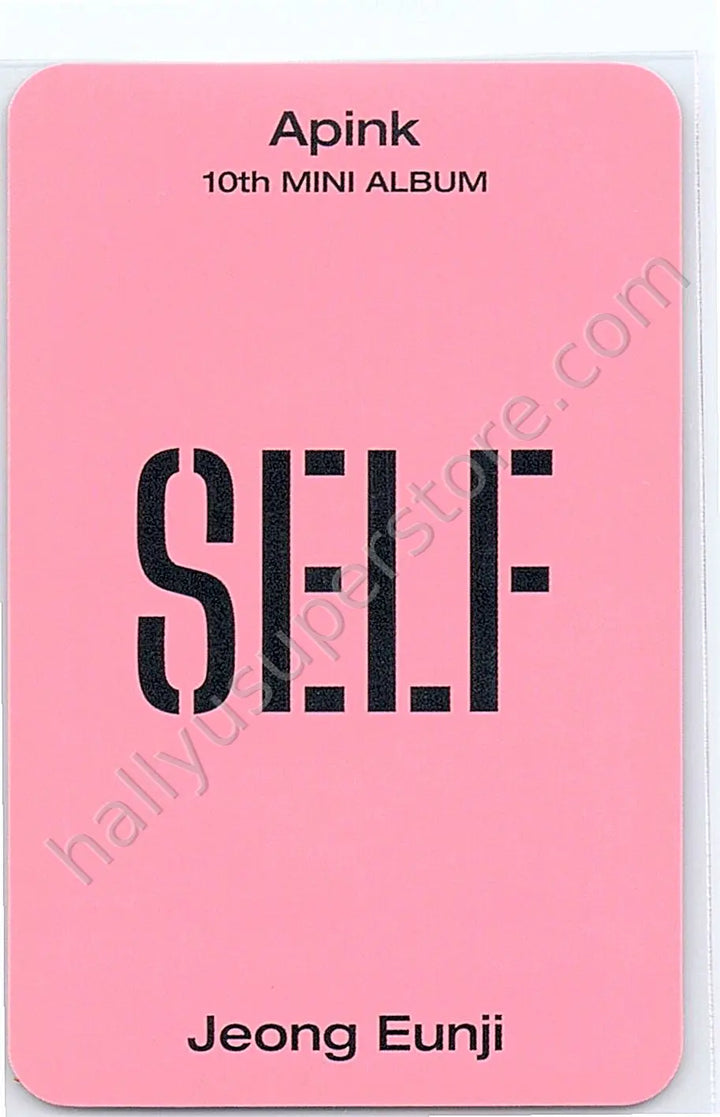 Apink - Eunji - Apink - Eunji - SELF Album album photocard poca album real version