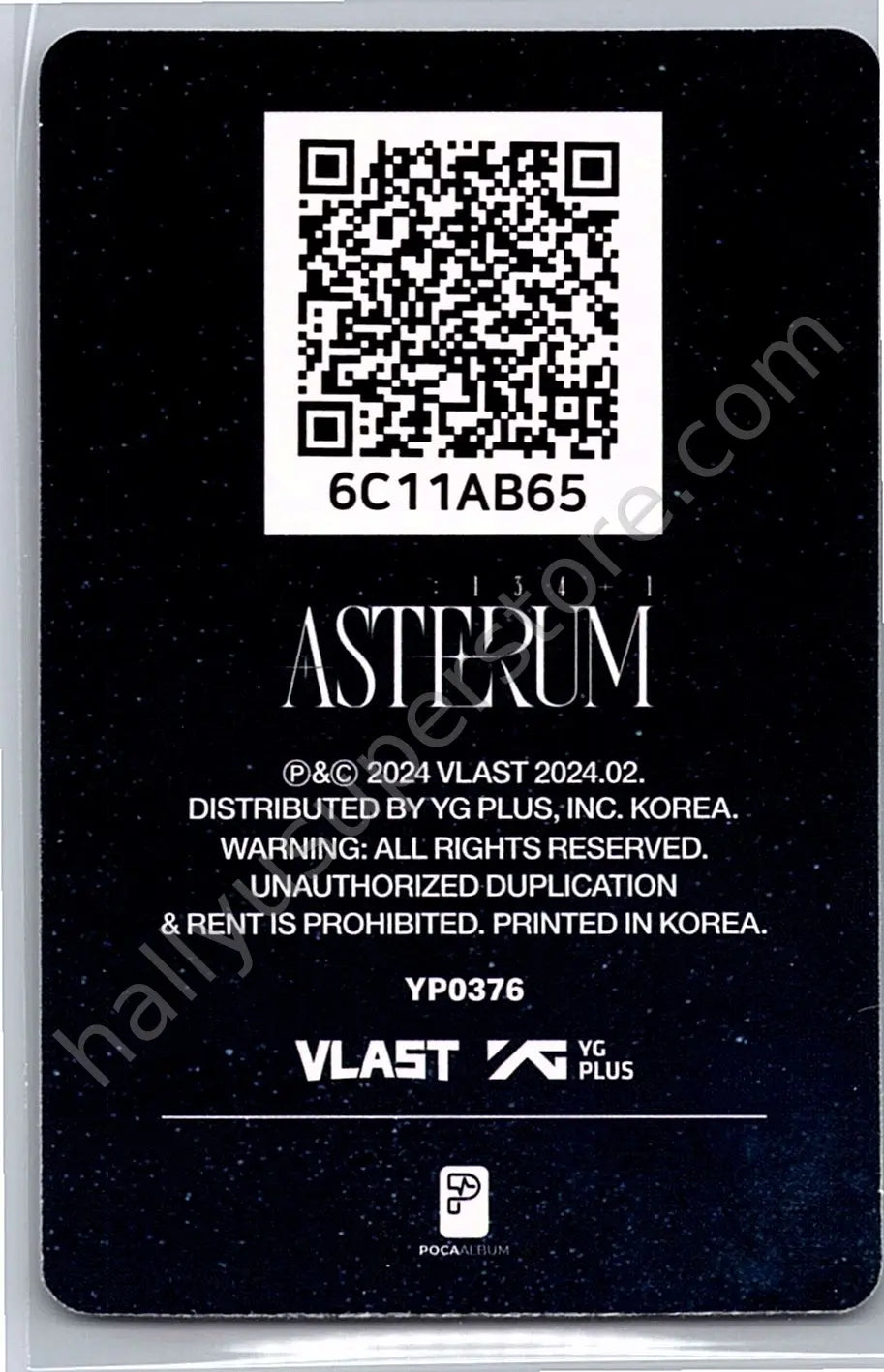 PLAVE - Bamby - Asterum : 134-1 poca album qr card