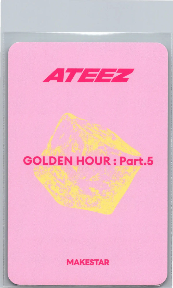 ATEEZ "GOLDEN HOUR : Part.5" - Makestar Lucky Draw Event Photocard [26.06.26]