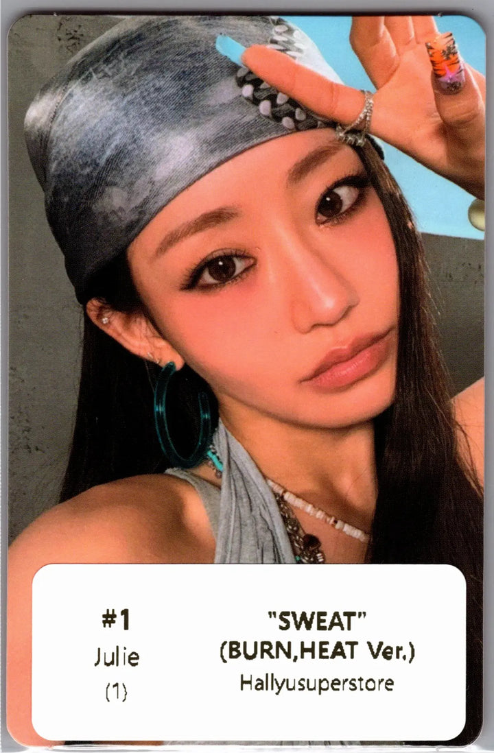 KISS OF LIFE "SWEAT" - Official Photocard (BURN, HEAT Ver.)
