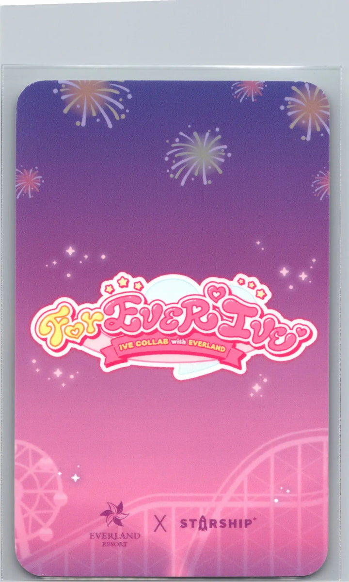 IVE - IVE COLLAB with EVERLAND <ForEVER IVE> POP-UP Store Photopass Special Reward Random Photocard [26.07.02]