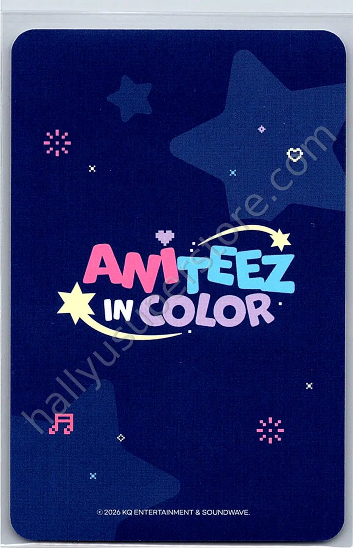 ATEEZ - Mingi - ANITEEZ IN COLOR trading card version 4