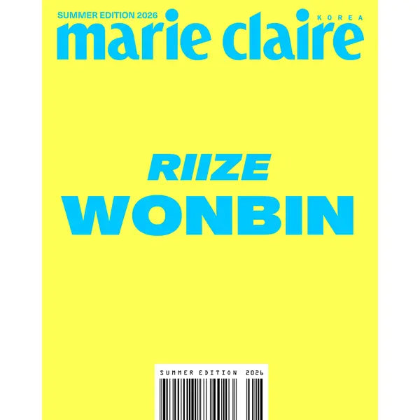 [Pre-Order] Wonbin (of Riize) - Marie claire 2026 Summer Edition (Choose Version)