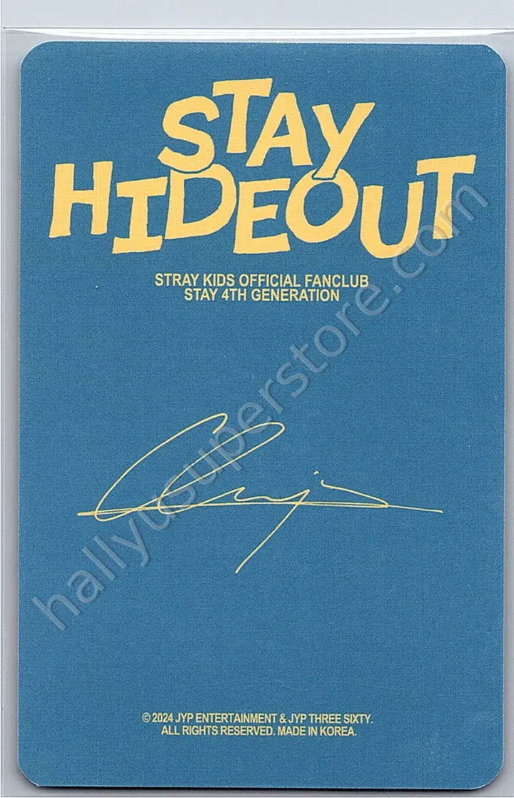 Stray Kids - Bang Chan - 4th Generation Kit Official Fanclub STAY [STAY HIDEOUT]