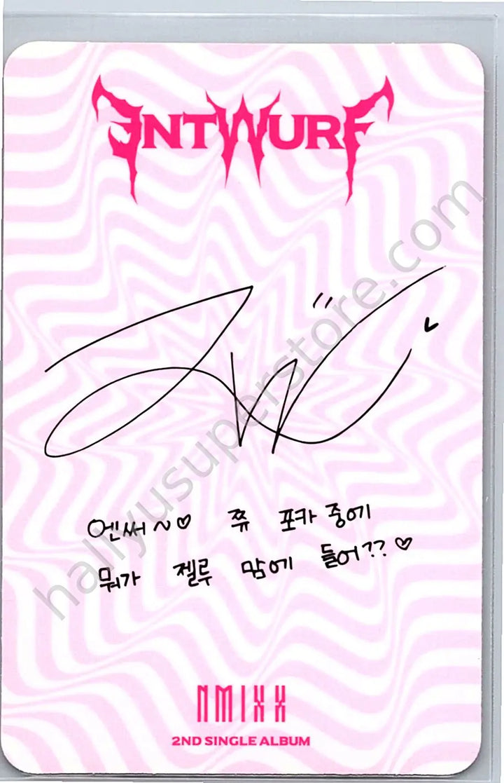 NMIXX - Jiwoo - Entworf Jewel Case Version