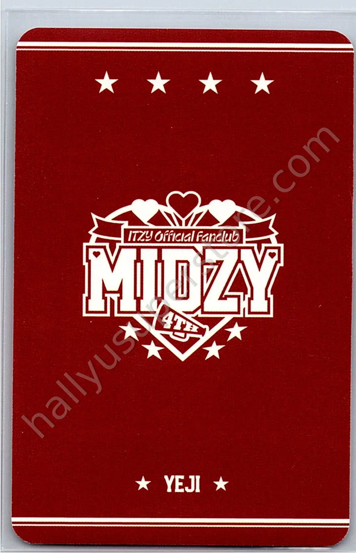 ITZY - Yeji - Itzy official fanclub MIDZY 4th generation Other photocard set
