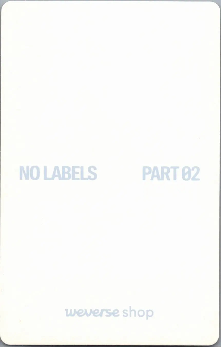 YEONJUN "NO LABELS: PART 02" - Weverse Shop Pre-Order Benefit Photocard, Photo Magnet [26.07.16]