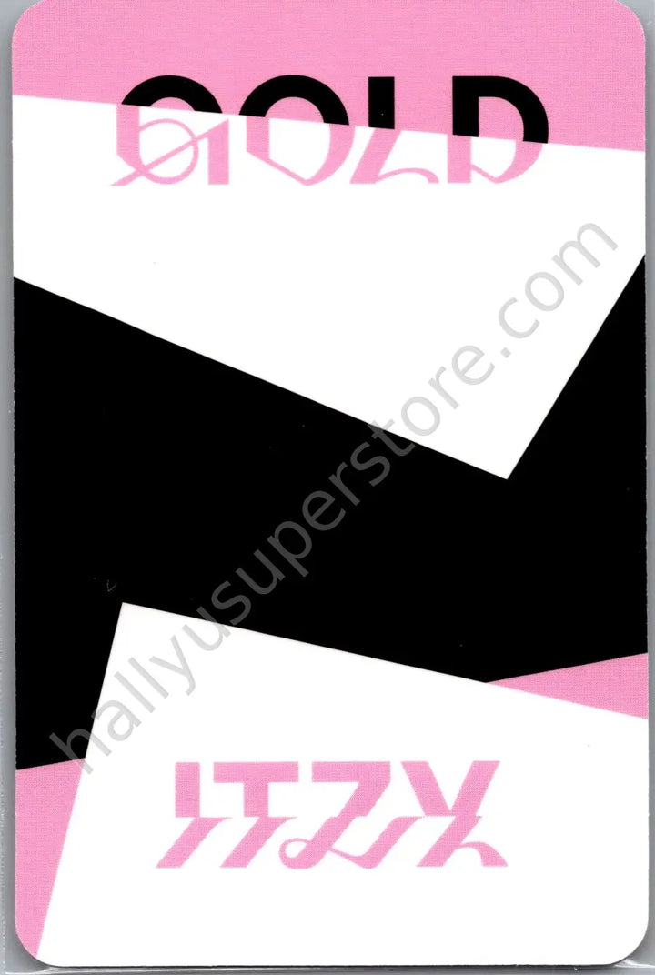 ITZY - Lia - GOLD album photocard standard version