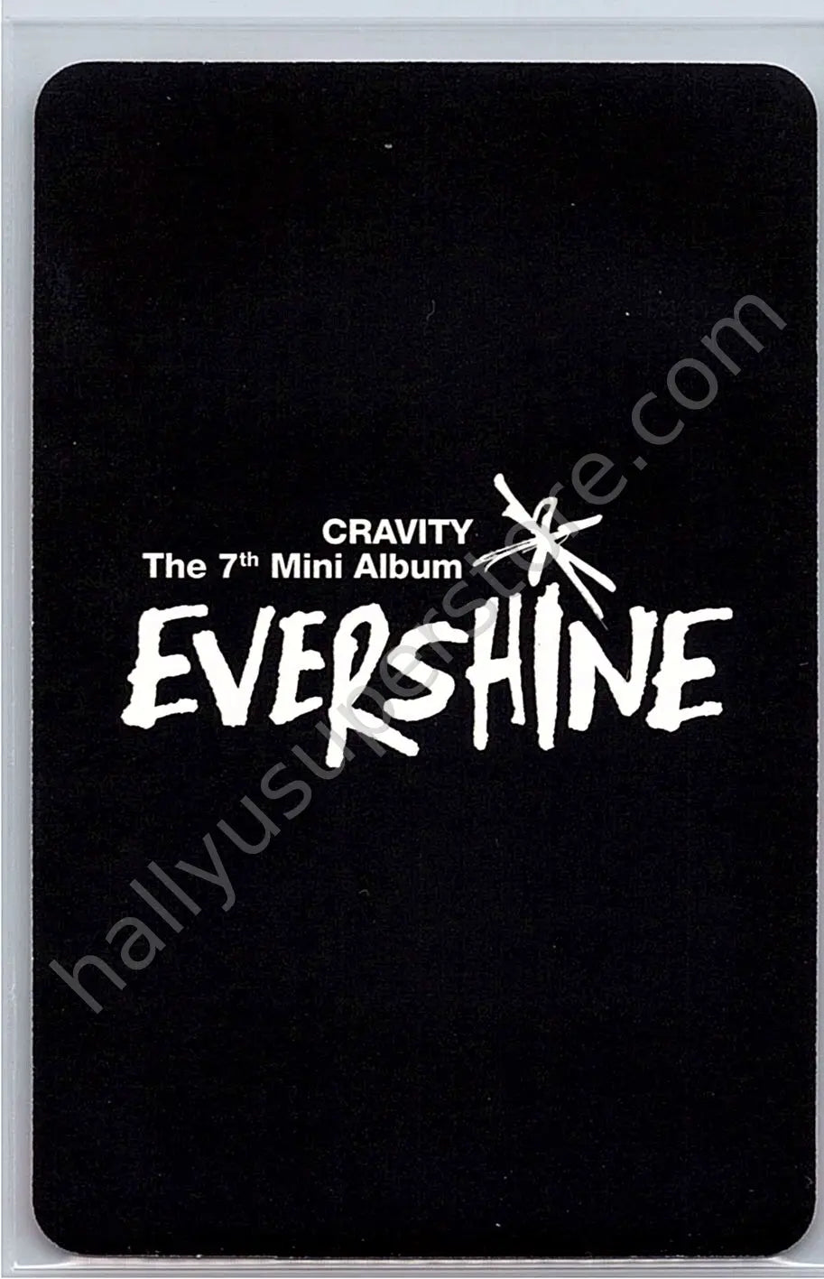 CRAVITY - Minhee - EVERSHINE afterglow version album photocard