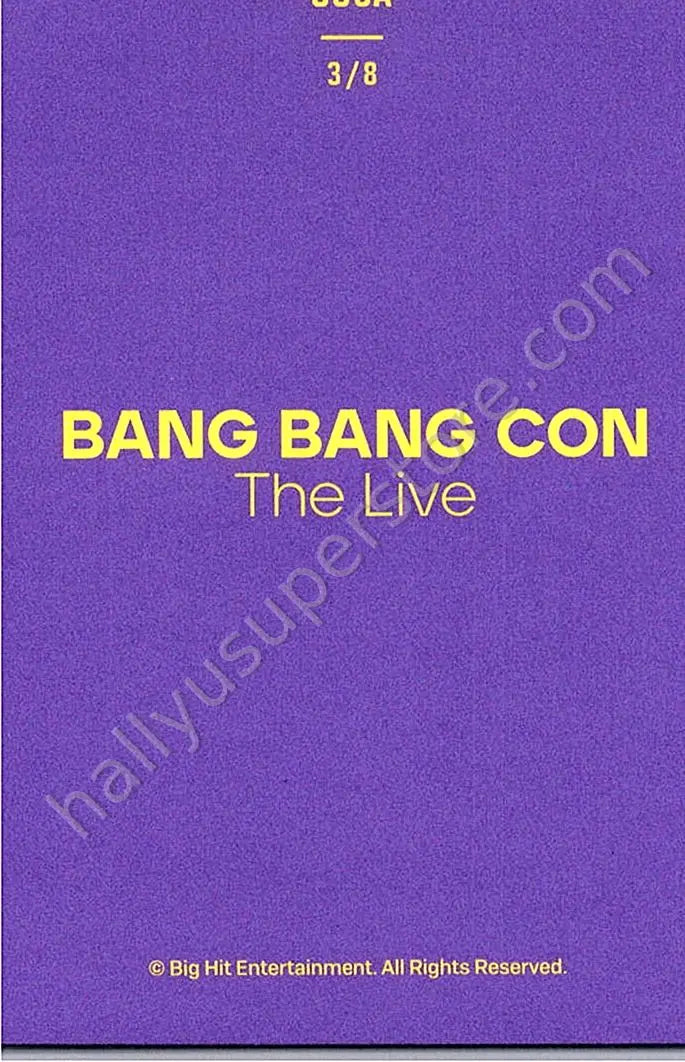 BTS - SUGA - Bang Bang Con The Live