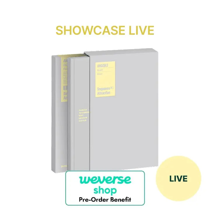 [Pre-Order] AND2BLE - 2nd Mini Album [Sequence 02: Attraction] (Standard Version) + Weverse SHOWCASE LIVE