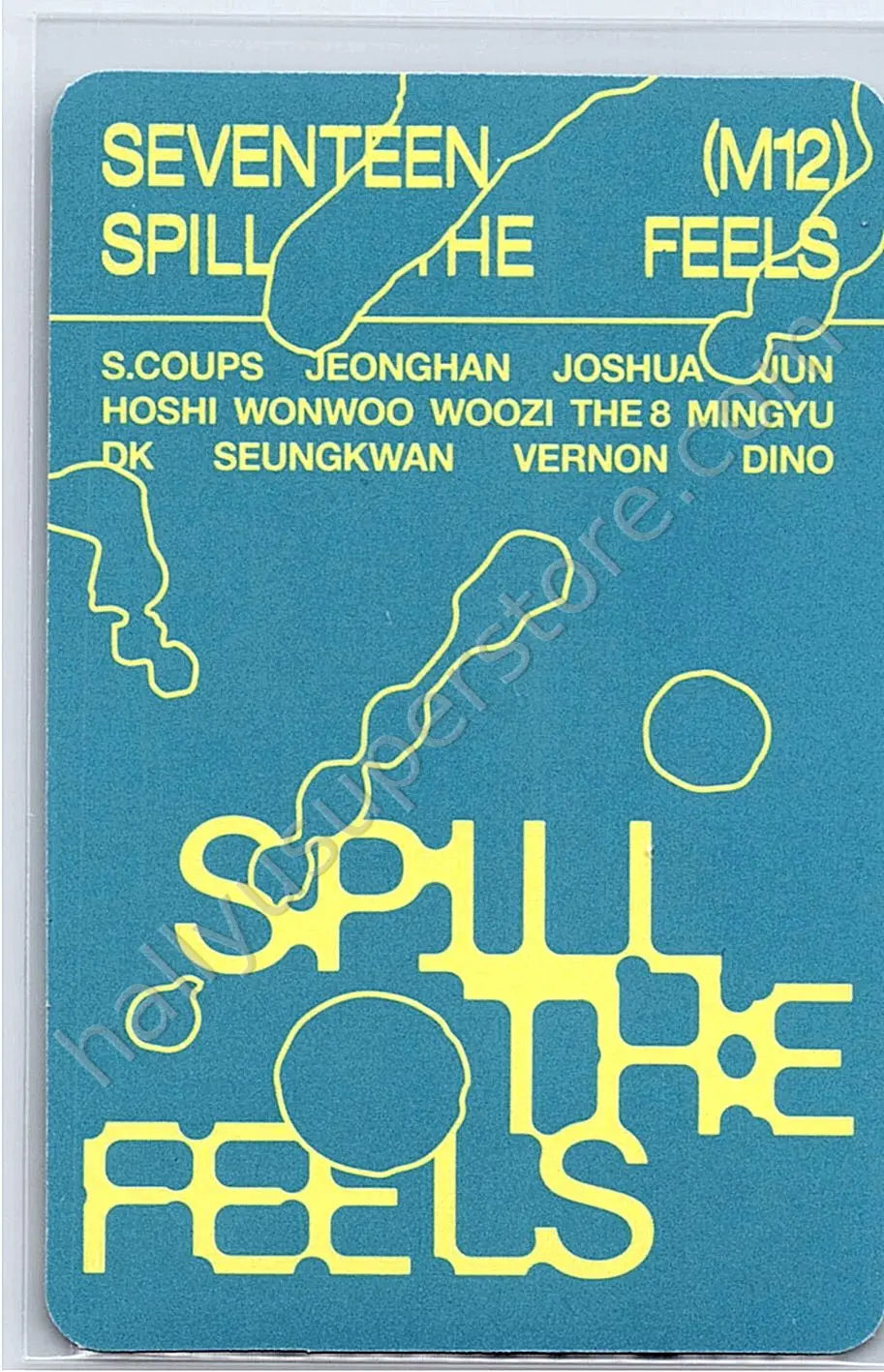 SEVENTEEN - Wonwoo - Spill the Feels album photocard feel blue version