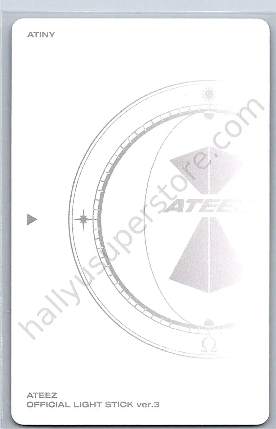 ATEEZ - Wooyoung - OFFICIAL LIGHT STICK VER.3 lightstick merch photocard