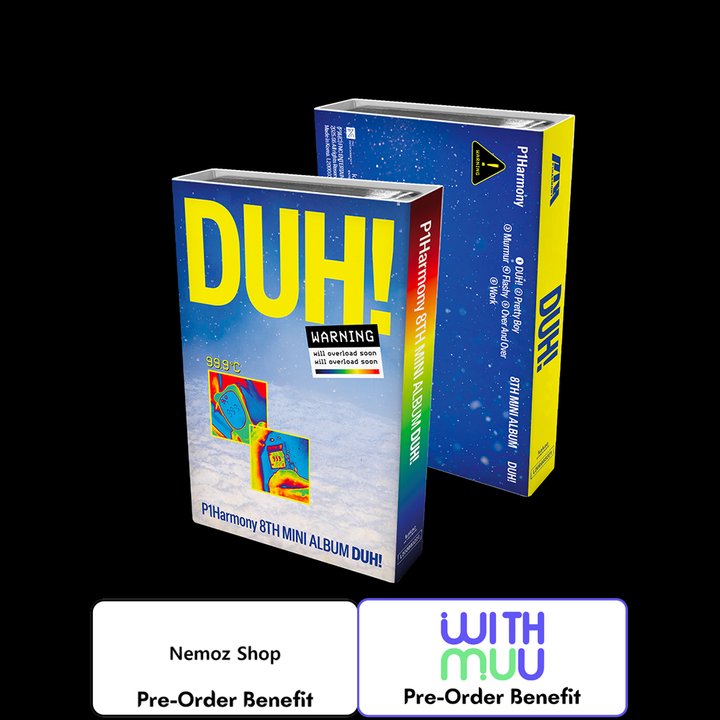 **[Pre-Order] P1Harmony - 8th Mini Album (DUH!]  (Nemo Album ver.) + Pre-Order Benefit Photocard
