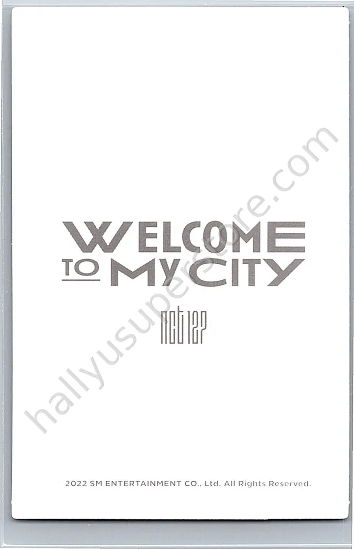 NCT 127 - Taeyong - Welcome To My City