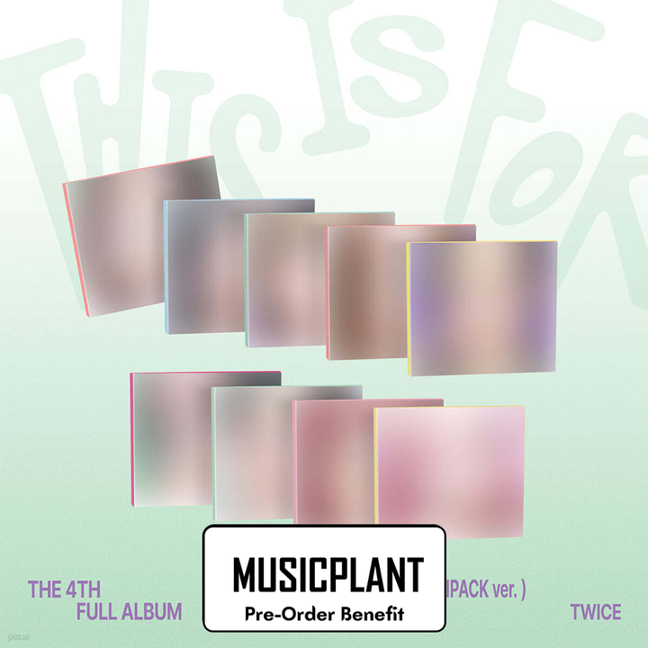 **[Pre-Order] TWICE - 4th ALBUM "THIS IS FOR CONFETTI" + Pre-Order Benefit [Digipack ver.]