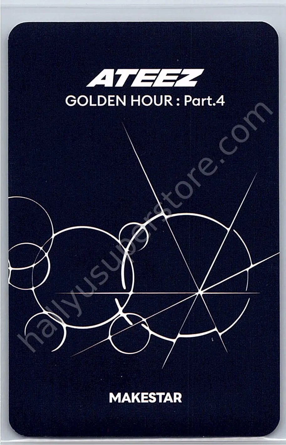 ATEEZ - Yunho - GOLDEN HOUR : Part.4 emart24 makestar pob (pre-order benefit)