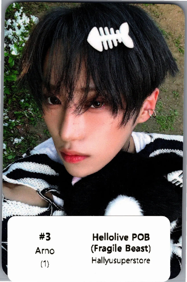 ALPHA DRIVE ONE "UNBREAKABLE : 少年BEAST" - Hellolive Pre-Order Benefit Photocards (Fragile Beast Ver.) [26.09.01]