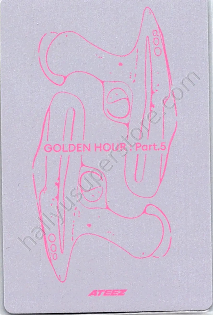 ATEEZ - Jongho - GOLDEN HOUR : Part.5 album photocard digipack version version 2