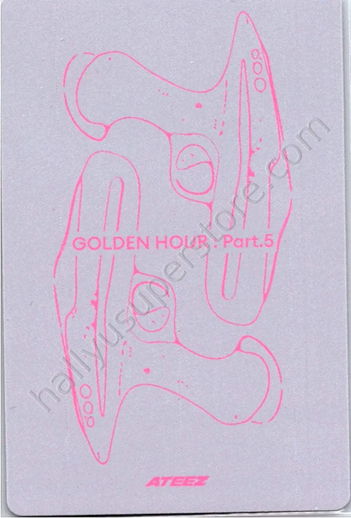 ATEEZ - Jongho - GOLDEN HOUR : Part.5 album photocard digipack version version 2