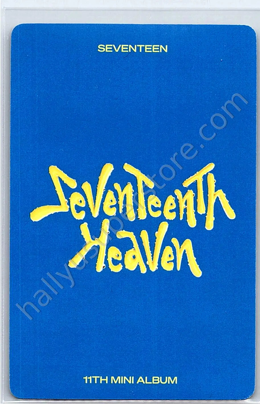 SEVENTEEN - Hoshi - Seventeenth Heaven album photocard carat version