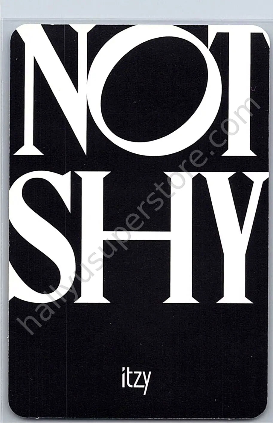 ITZY - Unit - NOT SHY album photocard