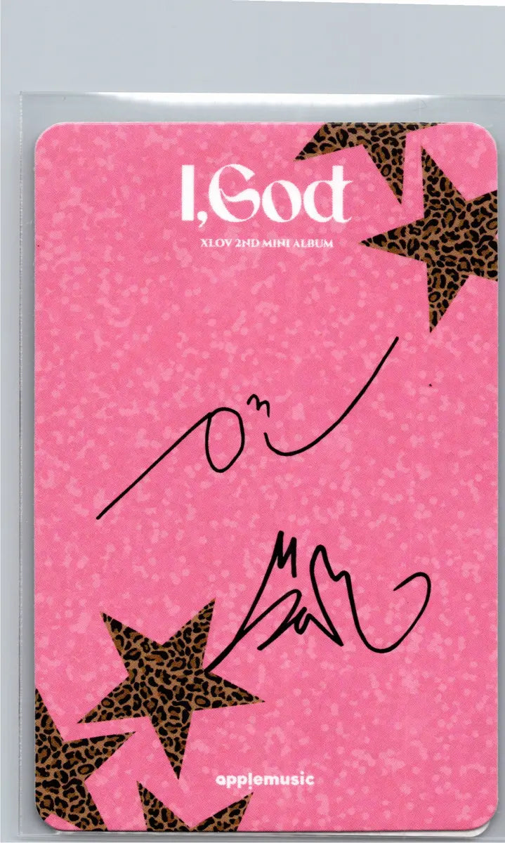 XLOV "I,God"- Apple Music Fansign Event Photocard R2 [26.06.22]