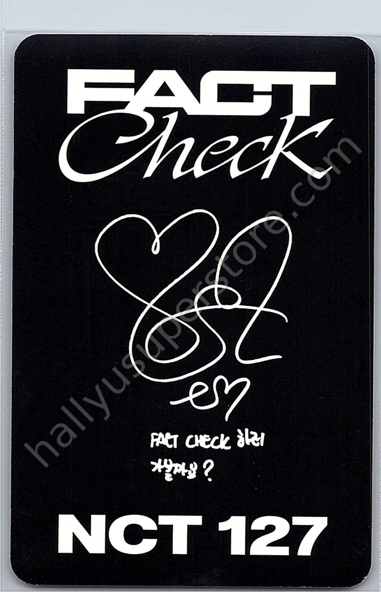 NCT 127 Fact Check トレカ マーク NCT 127 - Taeyong - Fact Check – HALLYUSUPERSTORE