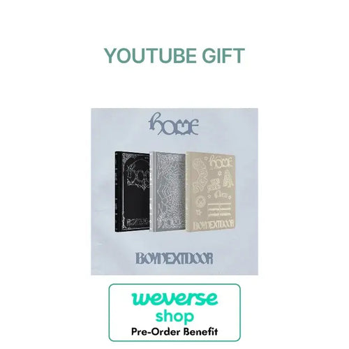[Pre-Order] BOYNEXTDOOR - 1st Studio Album [HOME] (Random/ SET) + Weverse  YOUTUBE GIFT Event