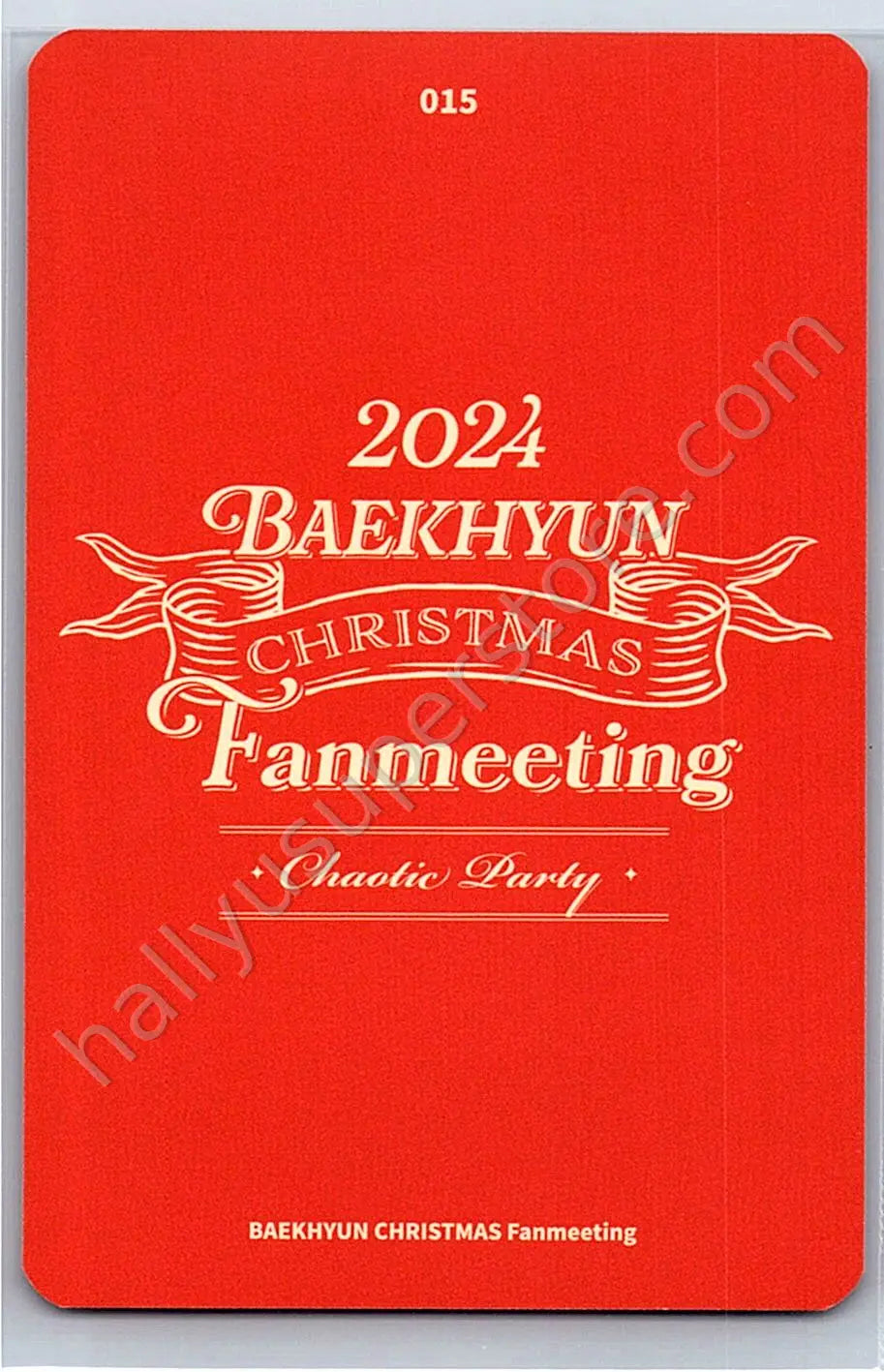 EXO - Baekhyun - 2024 BAEKHYUN Christmas Fanmeet <Chaotic Party>