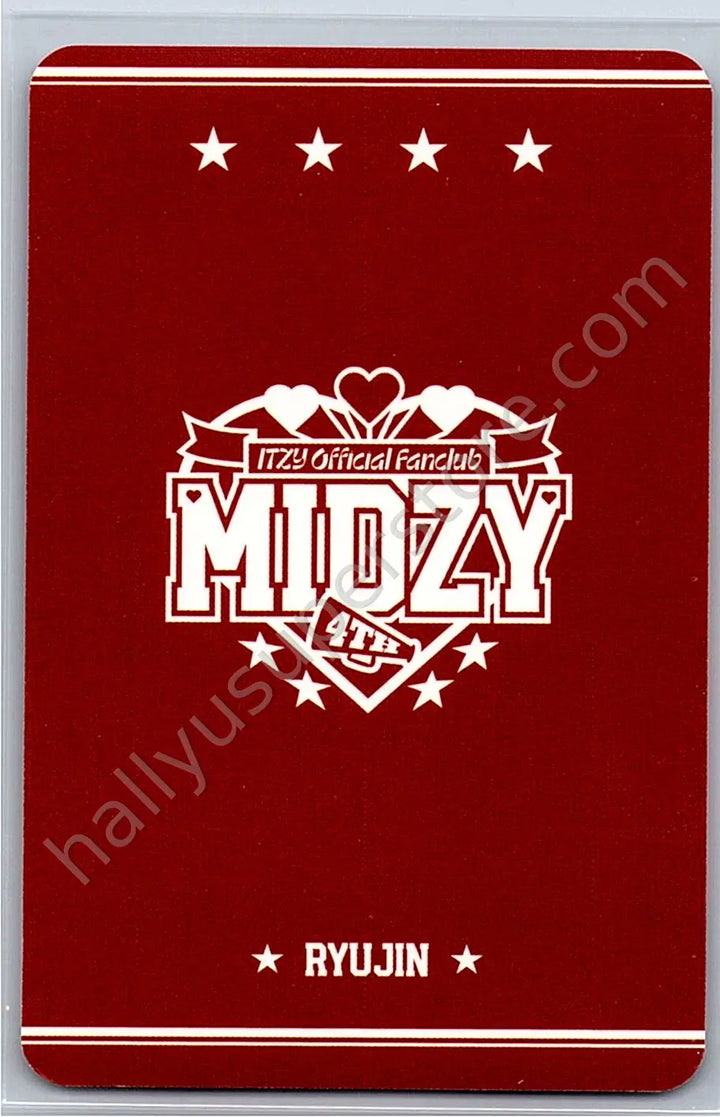 ITZY - Ryujin - ITZY - Ryujin -  Itzy official fanclub MIDZY 4th generation Other photocard set
