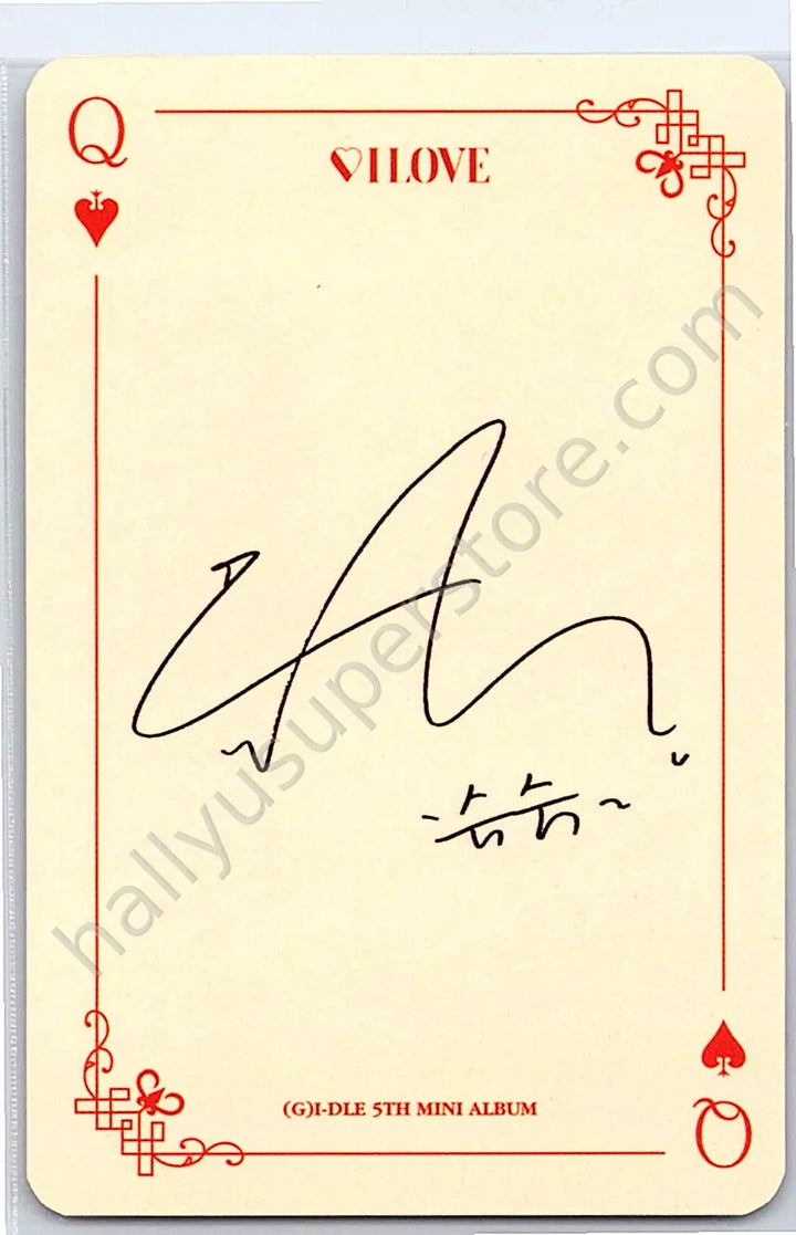 i-dle - Shuhua - (G)I-DLE - Minnie - I Love Album standard version album photocard
