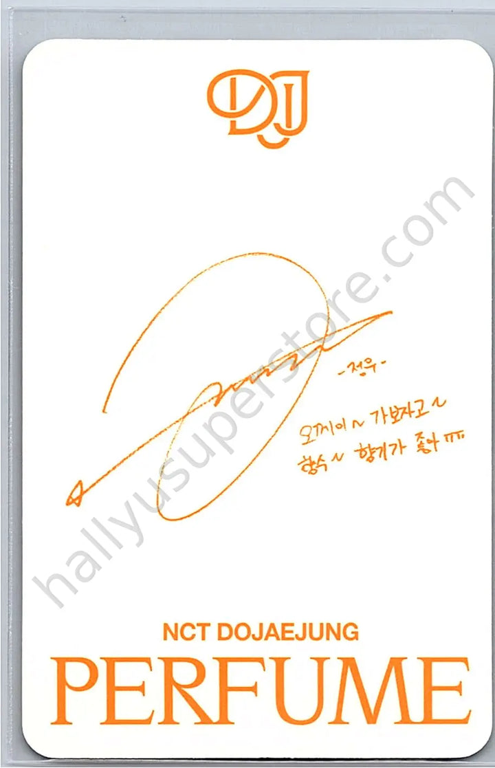 NCT - Jungwoo - Perfume (DJJ unit) album photocard smini version