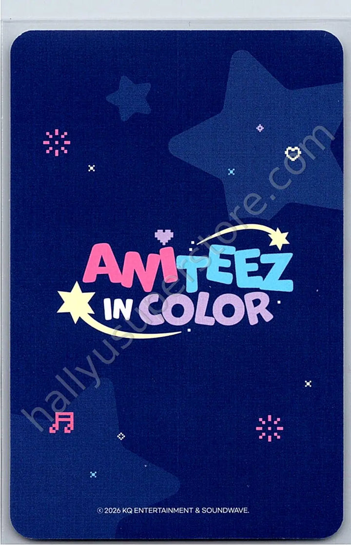ATEEZ - Mingi - ATEEZ - Mingi - ANITEEZ IN COLOR RANDOM TRADING CARD