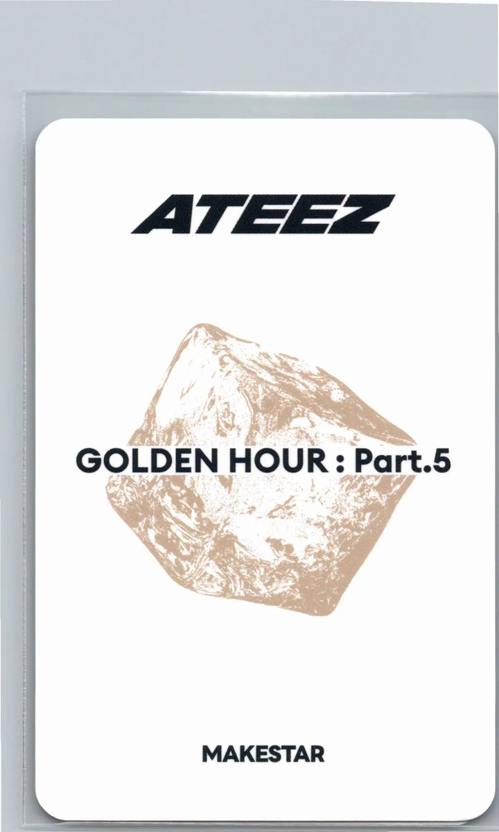 ATEEZ "GOLDEN HOUR : Part.5" - Makestar Lucky Draw Event Photocard [26.06.26]