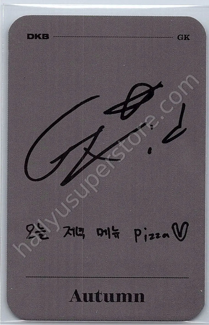 DKB - GK - Autumn album photocard