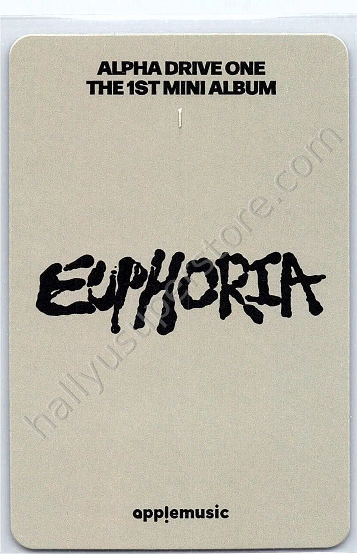 ALPHA DRIVE ONE - Sanghyeon - EUPHORIA apple music jewel case version pob (pre-order benefit)