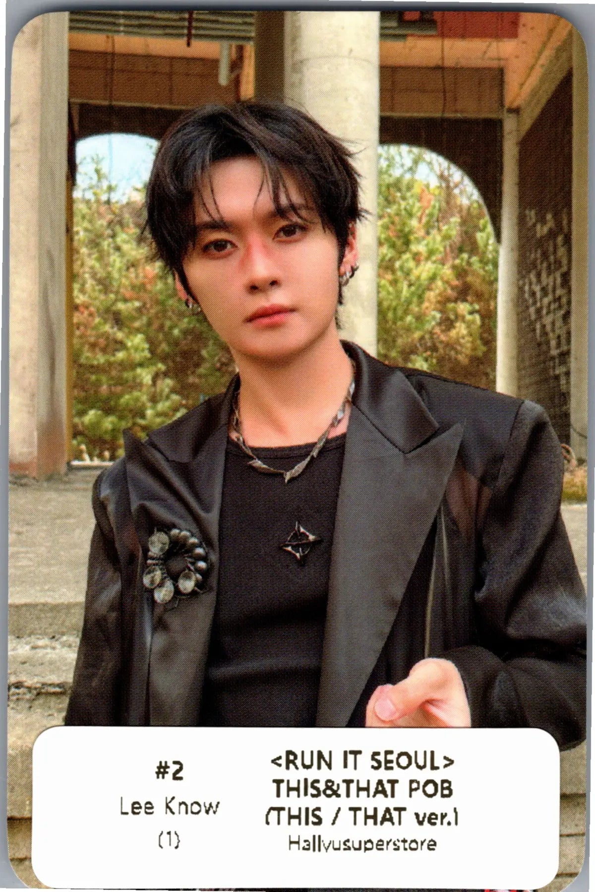 タレントカード Stray Kids Lee Know RUN IT POPUP Stray Kids 