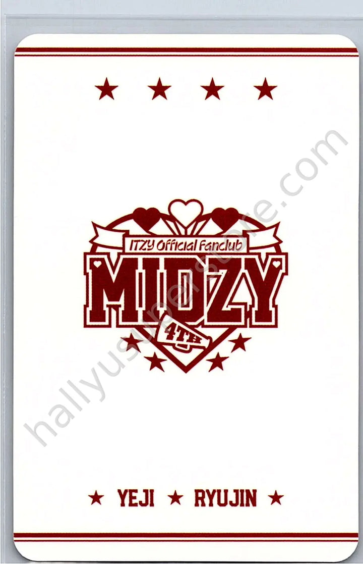 ITZY - Unit - ITZY Official Fanclub MIDZY 4th Generation fanclub photocard set