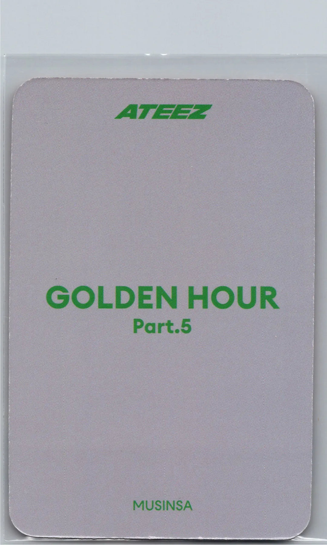 ATEEZ "GOLDEN HOUR : Part.5" - Musinsa Event Photocard [26.07.06]