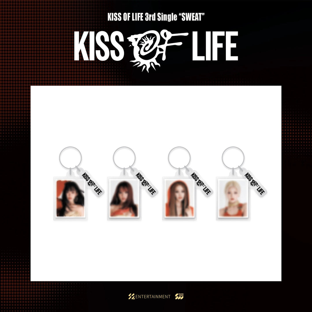 [Pre-Order] KISS OF LIFE - 3rd single "SWEAT" POP-UP MD ([GACHA] ACRYLIC ID PHOTO KEYRING)