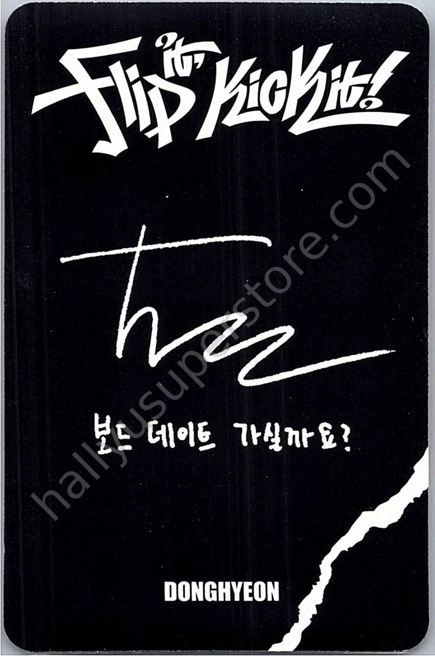 KickFlip - Donghyeon - Flip It, Kick It! A version album photocard on board version