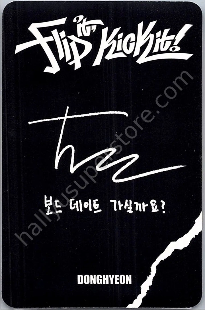 KickFlip - Donghyeon - Flip It, Kick It! A version album photocard on board version
